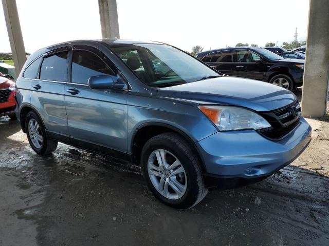 5J6RE3H77AL012054 - 2010 HONDA CR-V EXL BLUE photo 4