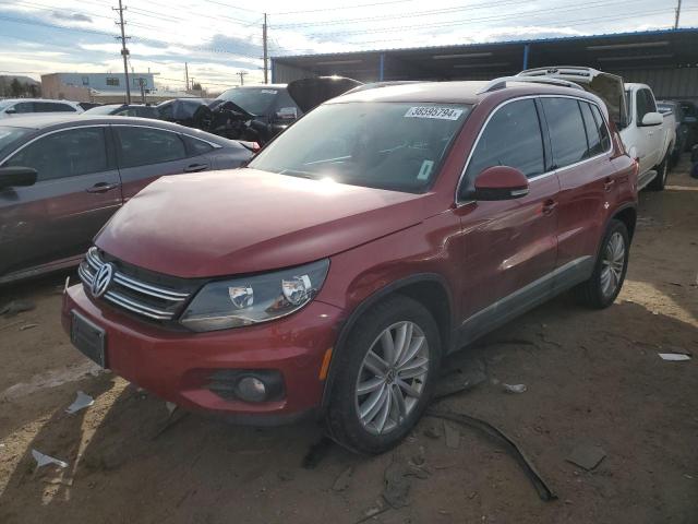 WVGBV3AX6DW079101 - 2013 VOLKSWAGEN TIGUAN S RED photo 1