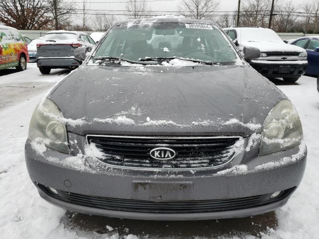 KNAGE124585215407 - 2008 KIA OPTIMA LX GRAY photo 5