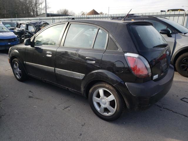 KNADE163566073913 - 2006 KIA RIO 5 BLACK photo 2