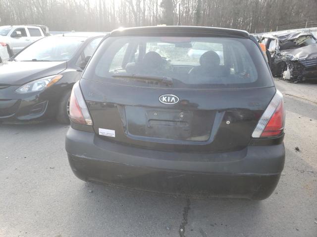 KNADE163566073913 - 2006 KIA RIO 5 BLACK photo 6