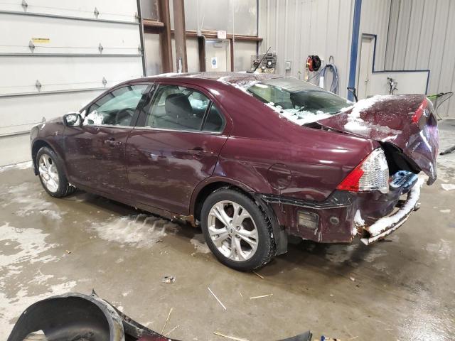 3FAHP0HA9CR246020 - 2012 FORD FUSION SE BURGUNDY photo 2