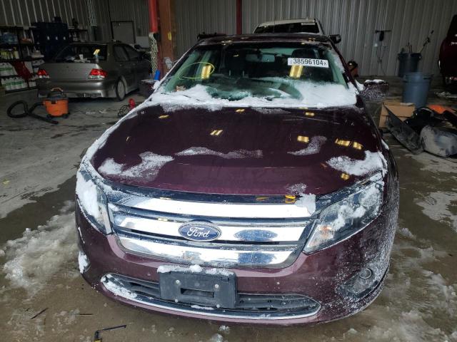 3FAHP0HA9CR246020 - 2012 FORD FUSION SE BURGUNDY photo 5