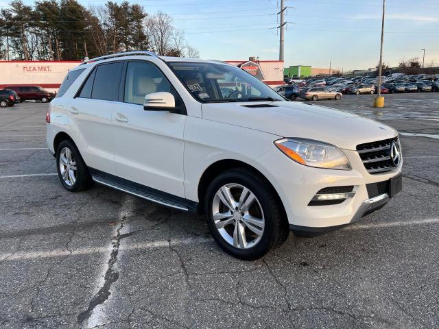 4JGDA5HB5DA165264 - 2013 MERCEDES-BENZ ML 350 4MATIC WHITE photo 1