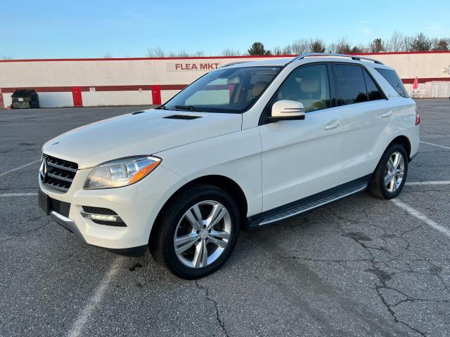4JGDA5HB5DA165264 - 2013 MERCEDES-BENZ ML 350 4MATIC WHITE photo 2