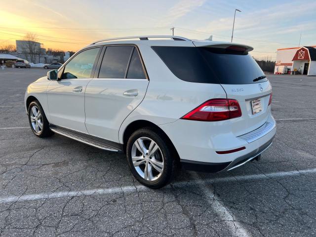 4JGDA5HB5DA165264 - 2013 MERCEDES-BENZ ML 350 4MATIC WHITE photo 3