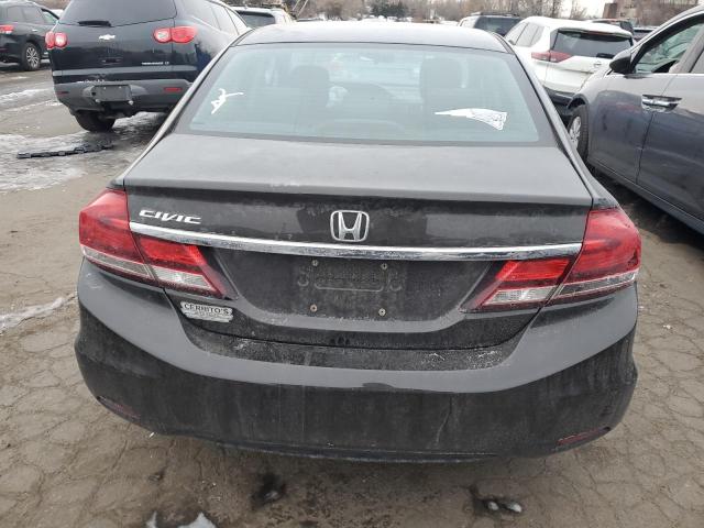 19XFB2F51DE241727 - 2013 HONDA CIVIC LX BLACK photo 6