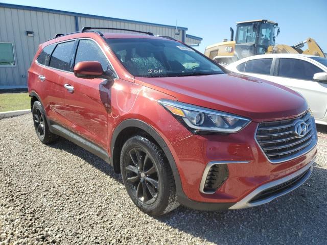 KM8SM4HF8JU266885 - 2018 HYUNDAI SANTA FE SE RED photo 4