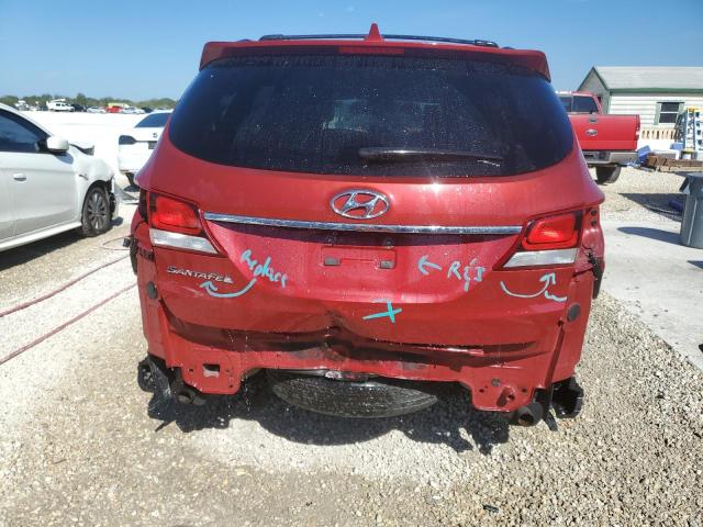 KM8SM4HF8JU266885 - 2018 HYUNDAI SANTA FE SE RED photo 6