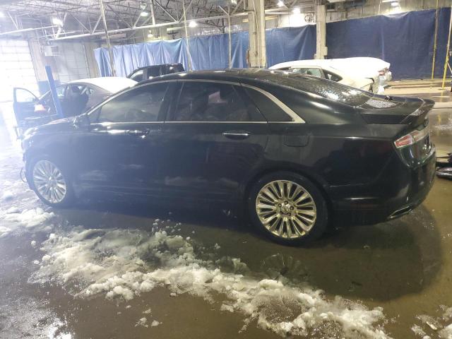 3LN6L2G96ER824640 - 2014 LINCOLN MKZ BLACK photo 2