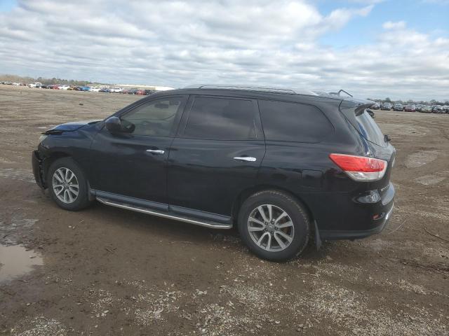 5N1AR2MN0DC601968 - 2013 NISSAN PATHFINDER S BLACK photo 2