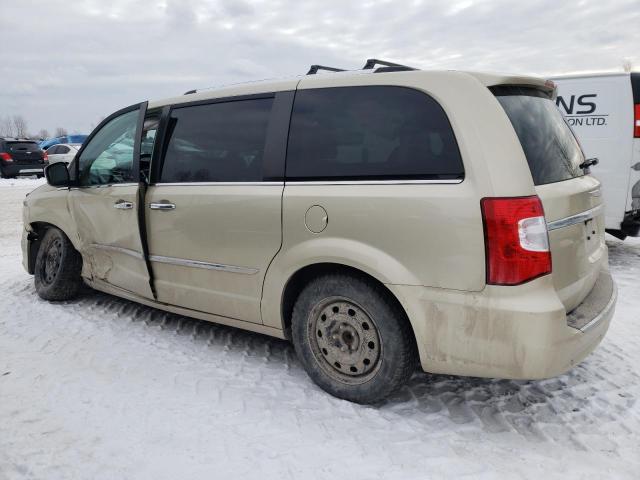 2A4RR6DG2BR677156 - 2011 CHRYSLER TOWN & COU LIMITED BEIGE photo 2