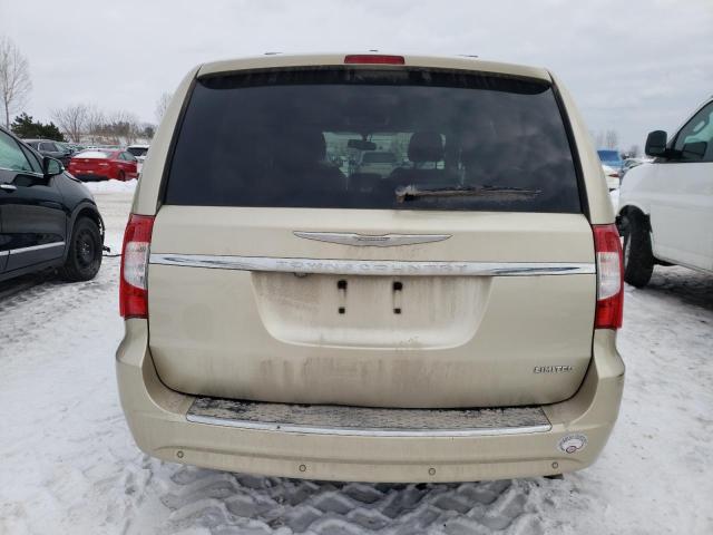 2A4RR6DG2BR677156 - 2011 CHRYSLER TOWN & COU LIMITED BEIGE photo 6