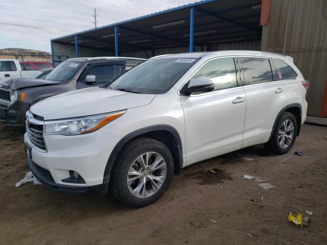 5TDJKRFH8FS132803 - 2015 TOYOTA HIGHLANDER XLE Ağ foto 1
