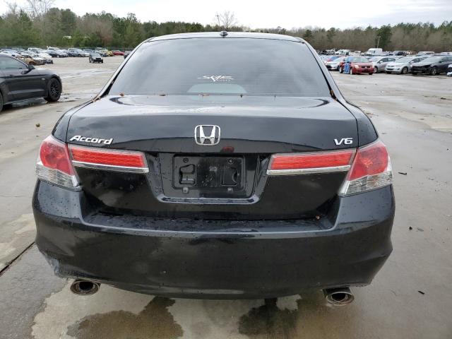 1HGCP3F83CA031881 - 2012 HONDA ACCORD EXL BLACK photo 6