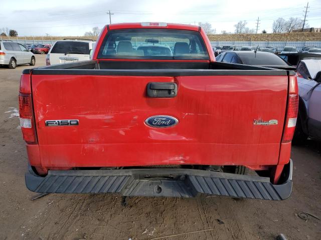 1FTRF12WX5NB23246 - 2005 FORD F150 RED photo 6
