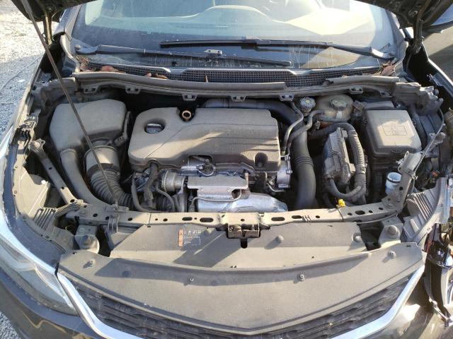 3G1BE6SM5HS508569 - 2017 CHEVROLET CRUZE LT BLACK photo 11