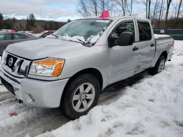 1N6AA0EC6CN300036 - 2012 NISSAN TITAN S SILVER photo 1