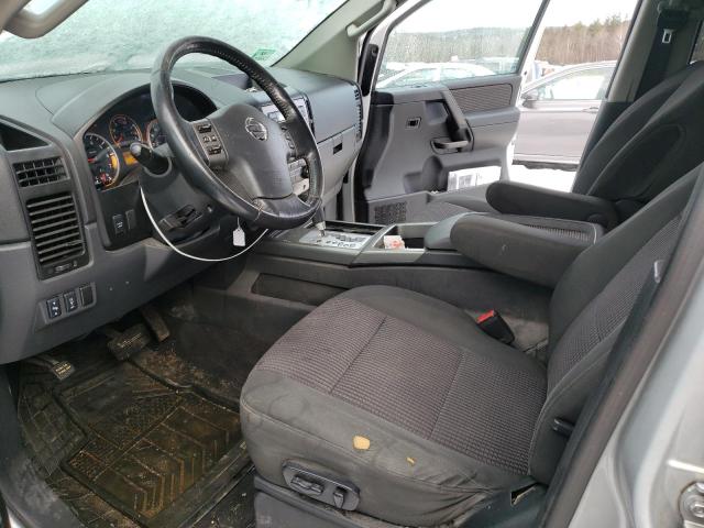 1N6AA0EC6CN300036 - 2012 NISSAN TITAN S SILVER photo 7