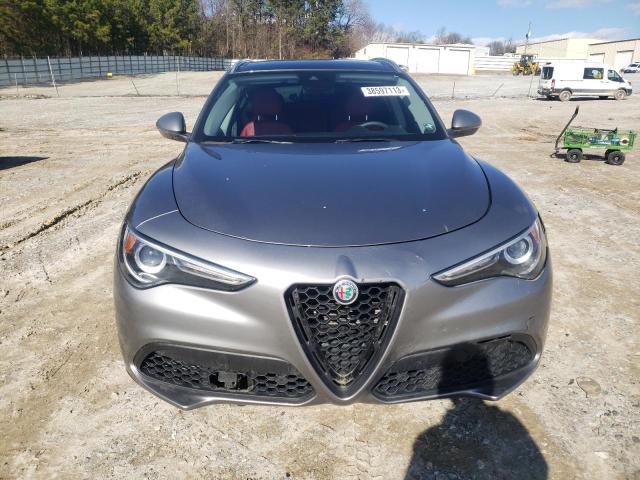 ZASPAKBN1K7C29501 - 2019 ALFA ROMEO STELVIO TI GRAY photo 5