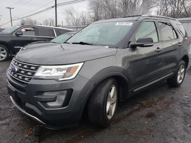 1FM5K8D87HGC50400 - 2017 FORD EXPLORER XLT GRAY photo 1