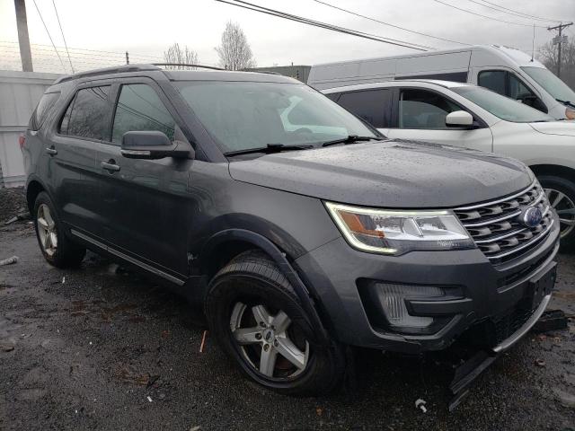 1FM5K8D87HGC50400 - 2017 FORD EXPLORER XLT GRAY photo 4