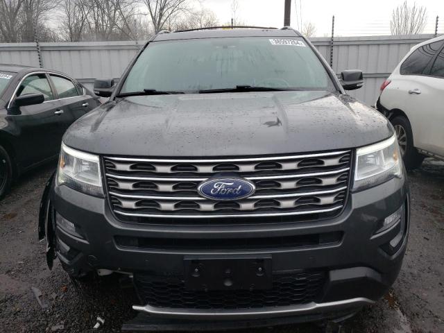 1FM5K8D87HGC50400 - 2017 FORD EXPLORER XLT GRAY photo 5