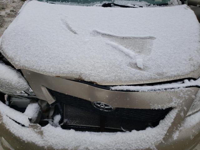 1NXBU40E49Z164577 - 2009 TOYOTA COROLLA BASE GOLD photo 11