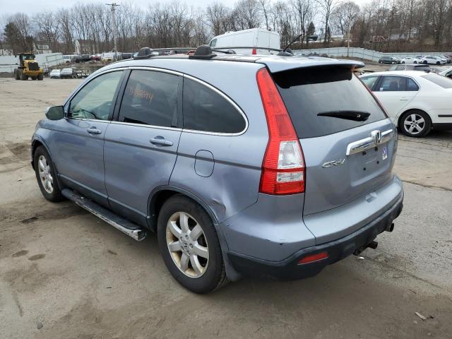 JHLRE48738C040832 - 2008 HONDA CR-V EXL BLUE photo 2