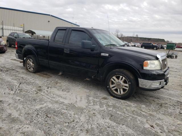 1FTPX12505NB13949 - 2005 FORD F150 BLACK photo 4