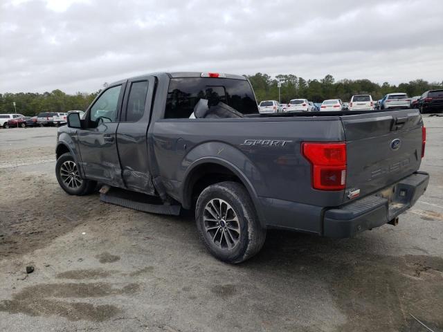 1FTEX1C54JFC51648 - 2018 FORD F150 SUPER CAB GRAY photo 2