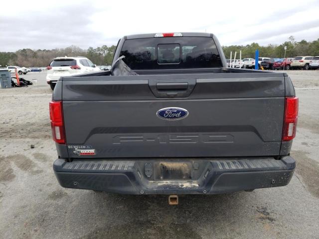 1FTEX1C54JFC51648 - 2018 FORD F150 SUPER CAB GRAY photo 6