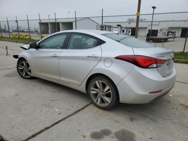 5NPDH4AE0EH528160 - 2014 HYUNDAI ELANTRA SE SILVER photo 2