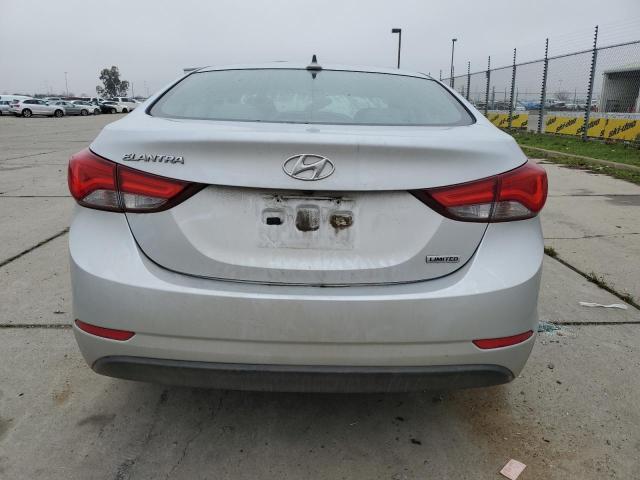 5NPDH4AE0EH528160 - 2014 HYUNDAI ELANTRA SE SILVER photo 6