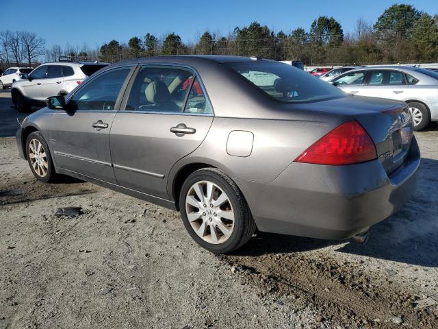 1HGCM66507A042133 - 2007 HONDA ACCORD EX BROWN photo 2