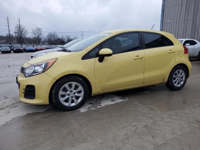 KNADM5A3XG6678626 - 2016 KIA RIO LX YELLOW photo 1