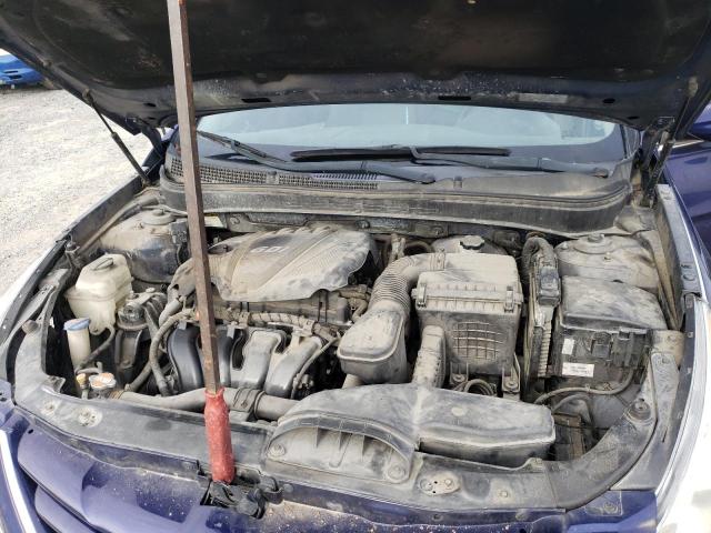 5NPEB4ACXCH416662 - 2012 HYUNDAI SONATA GLS BLUE photo 11