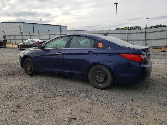 5NPEB4ACXCH416662 - 2012 HYUNDAI SONATA GLS BLUE photo 2