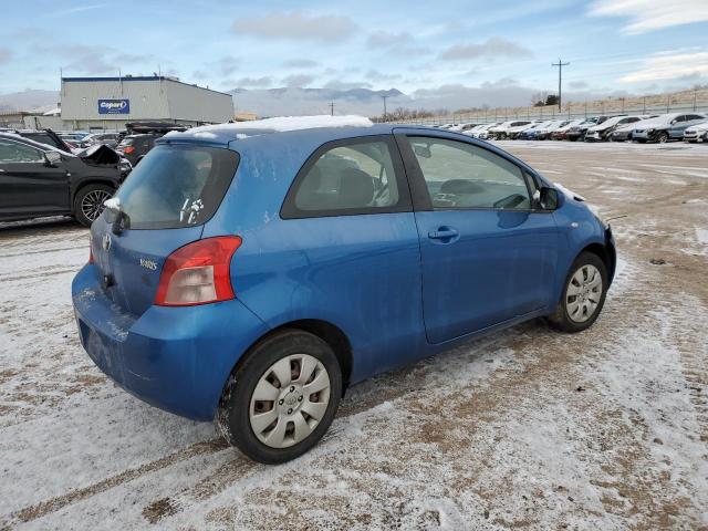 JTDJT923675103640 - 2007 TOYOTA YARIS BLUE photo 3