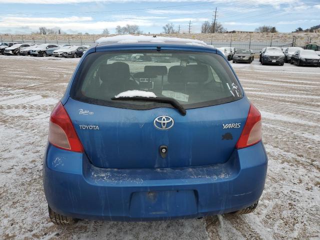 JTDJT923675103640 - 2007 TOYOTA YARIS BLUE photo 6