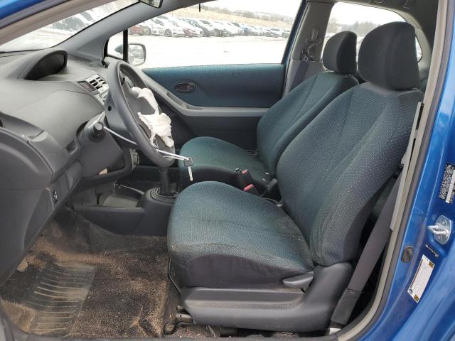 JTDJT923675103640 - 2007 TOYOTA YARIS BLUE photo 7