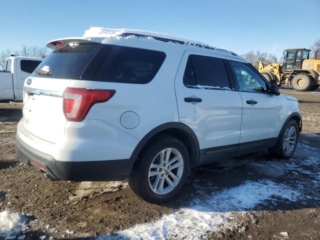 1FM5K7B88GGC67993 - 2016 FORD EXPLORER WHITE photo 3