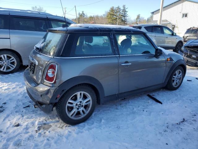 WMWSU3C5XCT185227 - 2012 MINI COOPER GRAY photo 3