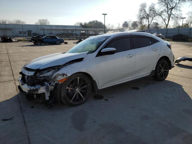 SHHFK7H96MU210477 - 2021 HONDA CIVIC SPORT TOURING Weiß Foto 1