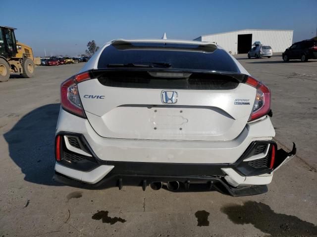 SHHFK7H96MU210477 - 2021 HONDA CIVIC SPORT TOURING Weiß Foto 6