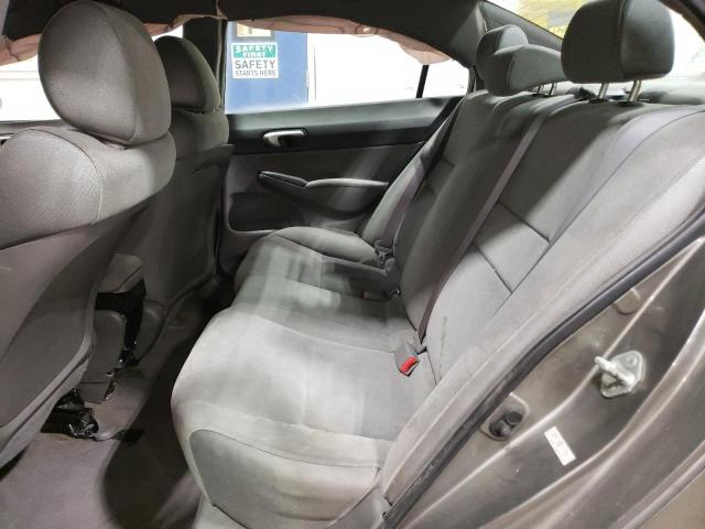 2HGFA16588H316383 - 2008 HONDA CIVIC LX GRAY photo 10