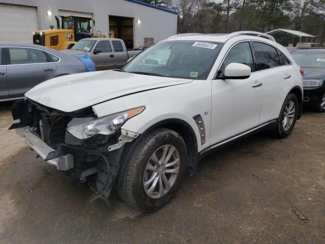 JN8CS1MU5EM451410 - 2014 INFINITI QX70 WHITE photo 1