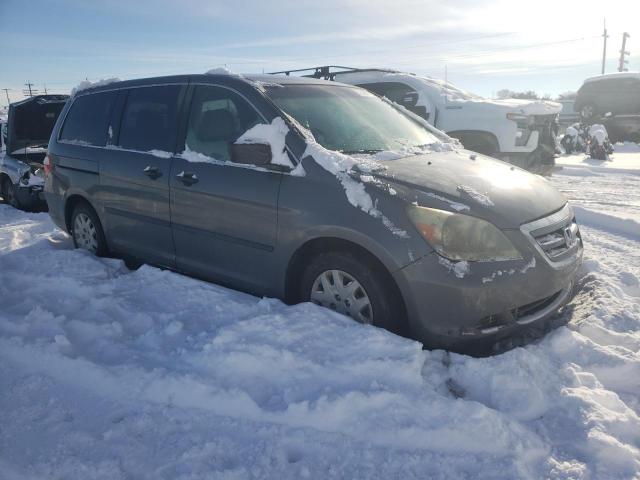 5FNRL38227B049525 - 2007 HONDA ODYSSEY LX GRAY photo 4