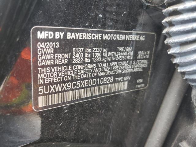 5UXWX9C5XE0D10828 - 2014 BMW X3 XDRIVE28I BLACK photo 13