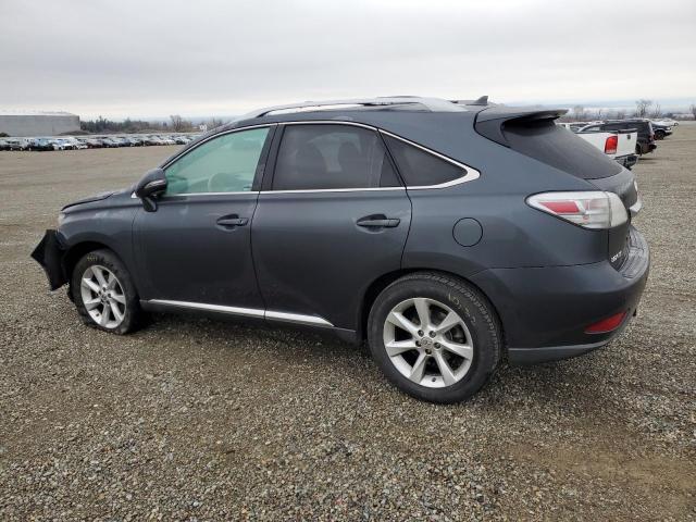 2T2ZK1BA1AC031127 - 2010 LEXUS RX 350 GRAY photo 2